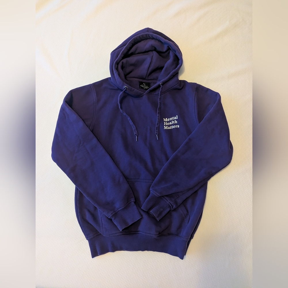 Peace Collective "Mental Health Matters" Purple Hoodie - Small - Picture 2 of 2